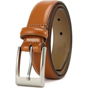 imageCHAOREN Boys Belt  1 18quot Leather Kids Belt for Dress  Perfect Companion to Youth Formal OutfitBrown Tan