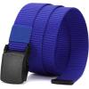imageCHAOREN Baseball Boys Belt 125quot Nylon Kids Tactical Belt Adjustable for Golf And SoftballBlue