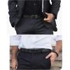imageCHAOREN Leather Ratchet Belt Men 2 Pack  Customizable Fit Effortless Style 35mmBlack  Carbon FiberBasic Black