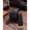 imageCHAOREN Full Grain Leather Belt for Men Work Belts for Men Heavy Duty Daily Wear for Jeans PantsBlack