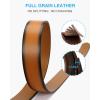 imageCHAOREN Full Grain Leather Belt for Men Work Belts for Men Heavy Duty Daily Wear for Jeans PantsCamel