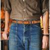 imageCHAOREN Full Grain Leather Belt for Men Work Belts for Men Heavy Duty Daily Wear for Jeans PantsCamel