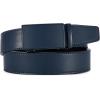 imageCHAOREN Mens Belt  Mens Ratchet Belt Leather 1 38quot for Dress Pant  Micro Adjustable Belt Fit EverywhereNavy Blue