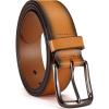 imageCHAOREN Full Grain Leather Belt for Men Work Belts for Men Heavy Duty Daily Wear for Jeans PantsCamel
