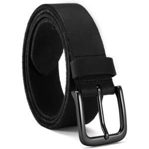 imageCHAOREN Full Grain Leather Belt for Men Work Belts for Men Heavy Duty Daily Wear for Jeans PantsBlack