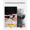 imageCHAOREN Nylon Ratchet Belts for Men  Adjustable Web Belt  Automatic Slide Buckle for Casual Golf WorkBlack