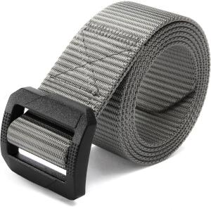 imageCHAOREN Tactical Belt Men  Nylon EDC Belt for Military CCWGrey