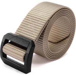 imageCHAOREN Tactical Belt Men  Nylon EDC Belt for Military CCWKhaki