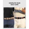 imageCHAOREN Stretch Belt Men 2 Pack  1 38quot Braided Golf Belts For Men  Casual Elastic For Pants and Jeans2packantique BlueBeige