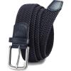 imageCHAOREN Mens Belt  Braided Stretch Golf Belt for Men 1 38quot Gift for Golf Pants Casual Shorts JeansBlue