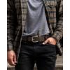 imageCHAOREN Leather Belts for Men Mens Belts CasualEveryday Full Grain Leather Belts for JeansDistressed Brown
