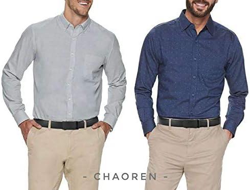 imageCHAOREN Mens Belt  Mens Ratchet Belt Leather 1 38quot for Dress Pant  Micro Adjustable Belt Fit EverywhereBasic Black