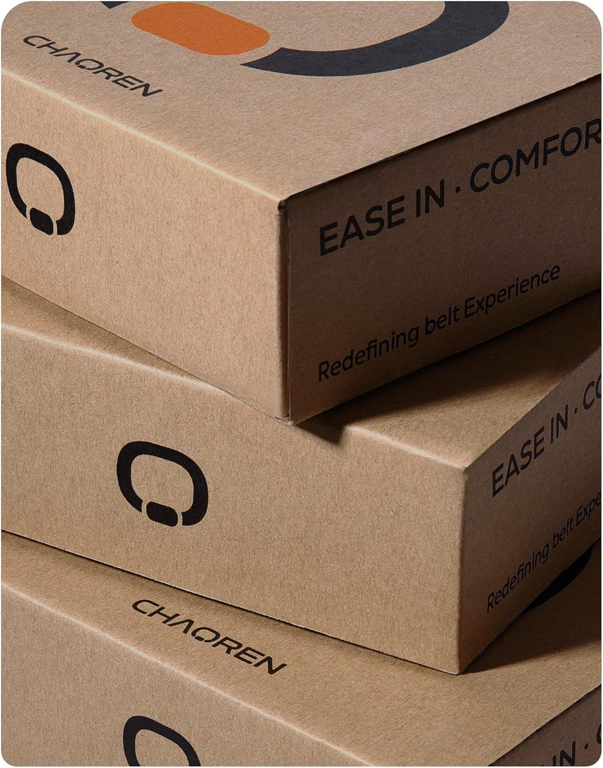 imageCHAOREN Mens Belt  Mens Ratchet Belt Leather 1 38quot for Dress Pant  Micro Adjustable Belt Fit EverywhereBlue