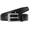 imageCHAOREN Mens Belts Leather Gift for Men  Perfect Companion to Mens Dress ShoesBasic Black
