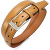 imageCHAOREN Mens Belts Leather Gift for Men  Perfect Companion to Mens Dress ShoesLight Tan