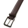 imageCHAOREN Mens Belt Leather  1 38quot Dress Belts for Men  Considerate Gift for Work Business Casual JeansDark Brown