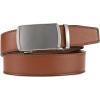 imageCHAOREN Mens Belt Leather Ratchet Belt  Customizable Fit Effortless Style 35mmCharcoal Depiction Silver  Tan