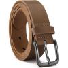 imageCHAOREN Boys Belt  1 18quot Kids Leather Belt Handmade Full Grain Leather  Ideal for Dress and Casual WearBasic  Brown