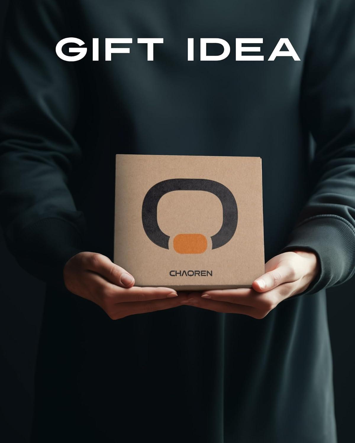 imageCHAOREN Mens Belt Leather  1 38quot Dress Belts for Men  Considerate Gift for Work Business Casual JeansChestnut