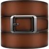 imageCHAOREN Ratchet Belts for Men  15quot Mens Belts Genuine Leather for Causual Jeans  Versatile Fit Customizable StyleBrown