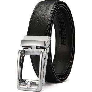 imageCHAOREN Click Belts for Men  Mens Ratchet Belt 1 38quot for Dress Pants  Perfect Companion to Mens OxfordsSilver