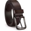 image:imageCHAOREN Full Grain Leather Belt for Men Work Belts for Men Heavy Duty Daily Wear for Jeans PantsChestnut Brown