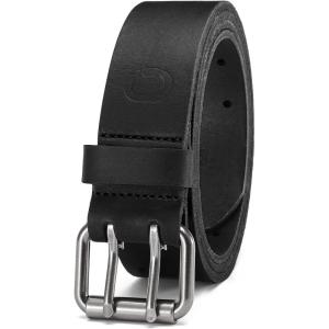 image:imageCHAOREN Work Belts for Men Heavy Duty  15quot Full Grain Leather Belt Casual  Fully Adjustable Double ProngBlack
