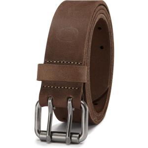 image:imageCHAOREN Work Belts for Men Heavy Duty  15quot Full Grain Leather Belt Casual  Fully Adjustable Double ProngBrown