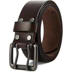 image:imageCHAOREN Work Belts for Men Heavy Duty  15quot Full Grain Leather Belt Casual  Fully Adjustable Double ProngClassic Dark Brown
