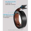 image:imageCHAOREN Ratchet Belt Replacement Strap 1 38 Leather Belt Strap for 40MM Slide Click BuckleNavy