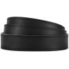 image:imageCHAOREN Ratchet Belt Replacement Strap 1 38 Leather Belt Strap for 40MM Slide Click BuckleTop Grain Leather Black