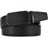 image:imageCHAOREN Mens Belt Leather Ratchet Belt  Customizable Fit Effortless Style 35mmBlack  Carbon Fiber