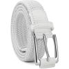 image:imageCHAOREN Mens Stretch Belt  1 38 Elastic Braided Golf Belt for Men  Stretchy Web Fit Summer Casual JeansWhite