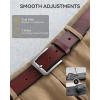 image:imageCHAOREN 15 Mens Belts Leather  Italian Full Grain Leather Belts  Ideal for Casul Jeans amp Work WearClassic Black