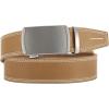 image:imageCHAOREN Mens Belt Leather Ratchet Belt  Customizable Fit Effortless Style 35mmCharcoal Depiction  Full Grain Brown
