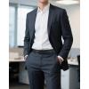 image:imageCHAOREN Mens Dress Belt  Mens Ratchet Belt Leather for Dress Pant  Micro Adjustable Belts Fit EverywhereAnodized  Black