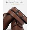 image:imageCHAOREN Reversible Belt Men 1 Piece  125 Leather Dress Belt  Trim to Fit for Elegant StyleBlackDark Brown