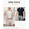 image:imageCHAOREN Reversible Belt Men 1 Piece  125 Leather Dress Belt  Trim to Fit for Elegant StyleLight BrownBlack