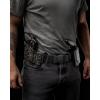 image:imageCHAOREN Stretch Tactical Belt Men  15 Nylon Work Belt for Military EDC  Quick Release for Utility EMT HikingCarbon Fiber Black