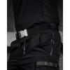 image:imageCHAOREN Stretch Tactical Belt Men  15 Nylon Work Belt for Military EDC  Quick Release for Utility EMT HikingSilverBlack