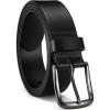 image:imageCHAOREN Full Grain Leather Belt for Men Work Belts for Men Heavy Duty Daily Wear for Jeans PantsRaven