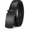image:imageCHAOREN Mens Belt Leather Ratchet Belt  Customizable Fit Effortless Style 35mmBlack