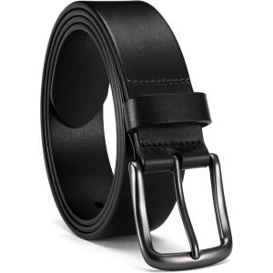 image:imageCHAOREN Full Grain Leather Belt for Men Work Belts for Men Heavy Duty Daily Wear for Jeans PantsRaven