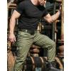 image:imageCHAOREN Tactical Belt Men  15 Stretch Belt for Work  Quick Release for Military Casual Jeans EDC HikingFrosted Matte  Army Green