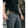 image:imageCHAOREN Tactical Belt Men  15 Stretch Belt for Work  Quick Release for Military Casual Jeans EDC HikingFrosted Matte  Brown