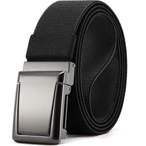 image:imageCHAOREN Tactical Belt Men  15 Stretch Belt for Work  Quick Release for Military Casual Jeans EDC HikingBlack