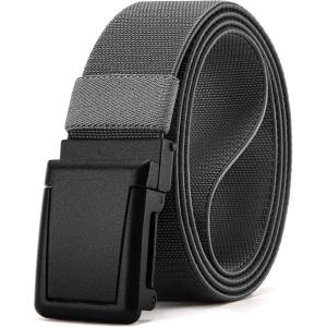 image:imageCHAOREN Tactical Belt Men  15 Stretch Belt for Work  Quick Release for Military Casual Jeans EDC HikingFrosted Matte  Grey