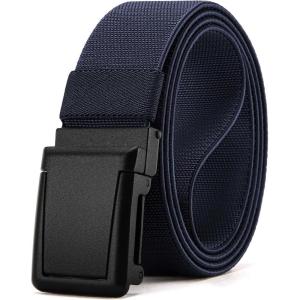 image:imageCHAOREN Tactical Belt Men  15 Stretch Belt for Work  Quick Release for Military Casual Jeans EDC HikingFrosted Matte  Navy