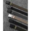 image:imageCHAOREN Tactical Belt Men  15 Stretch Work Belt with Quick Release Zinc Alloy Buckle for Military Casual Jeans HikingBlack Crosshatch  Black
