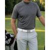 image:imageCHAOREN Mens Belt  15 Nylon Webbing Belt with Quick Release Buckle  Adjustable Fit for Casual Work amp Military  One SizeBrushed Navy  White  Grey
